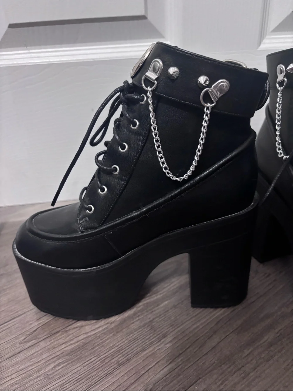 Dolls Kill Dark Side Platform Boots